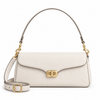 Aveline Shoulder Bag – Off-White — front view