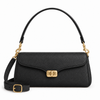 Aveline Shoulder Bag – Black — front view